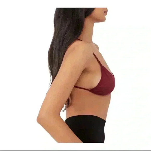 Free People Sammi Triangle Bra White/Blanc M-L/ M-G NWT 🙌🏻✨⏰💭🤝⌛️ - Picture 16 of 16